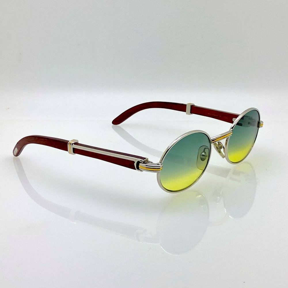 Cartier Platinum Wood Sunglasses